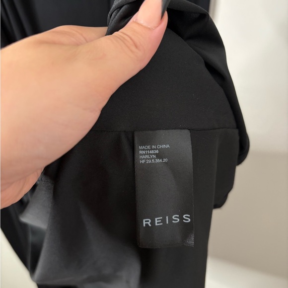 Reiss Black Long Sleeve Dress - Picture 8 of 10